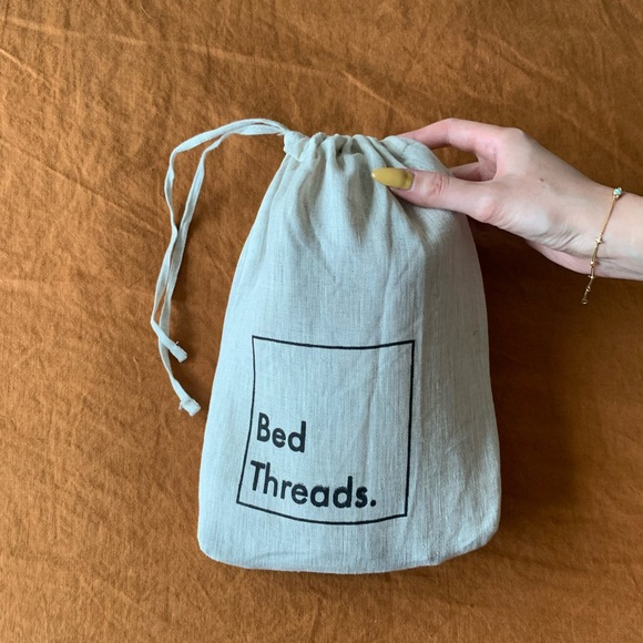 Bed Threads Rust 100% French Flax Linen Classic Robe - Picture 12 of 14